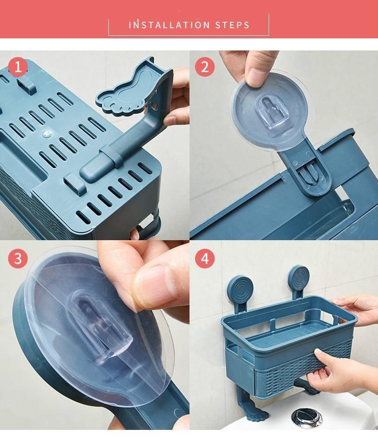 Multi-Layer Bathroom Cosmetic Storage Rack - MaviGadget