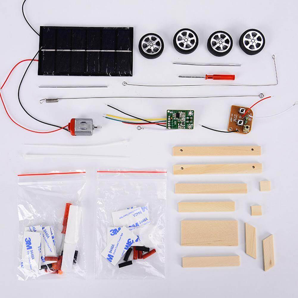 DIY Creative Children Solar Car Kit - MaviGadget