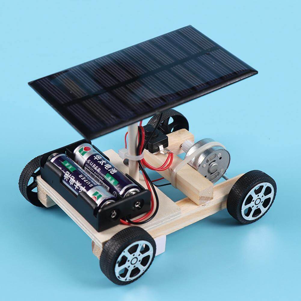 DIY Creative Children Solar Car Kit - MaviGadget