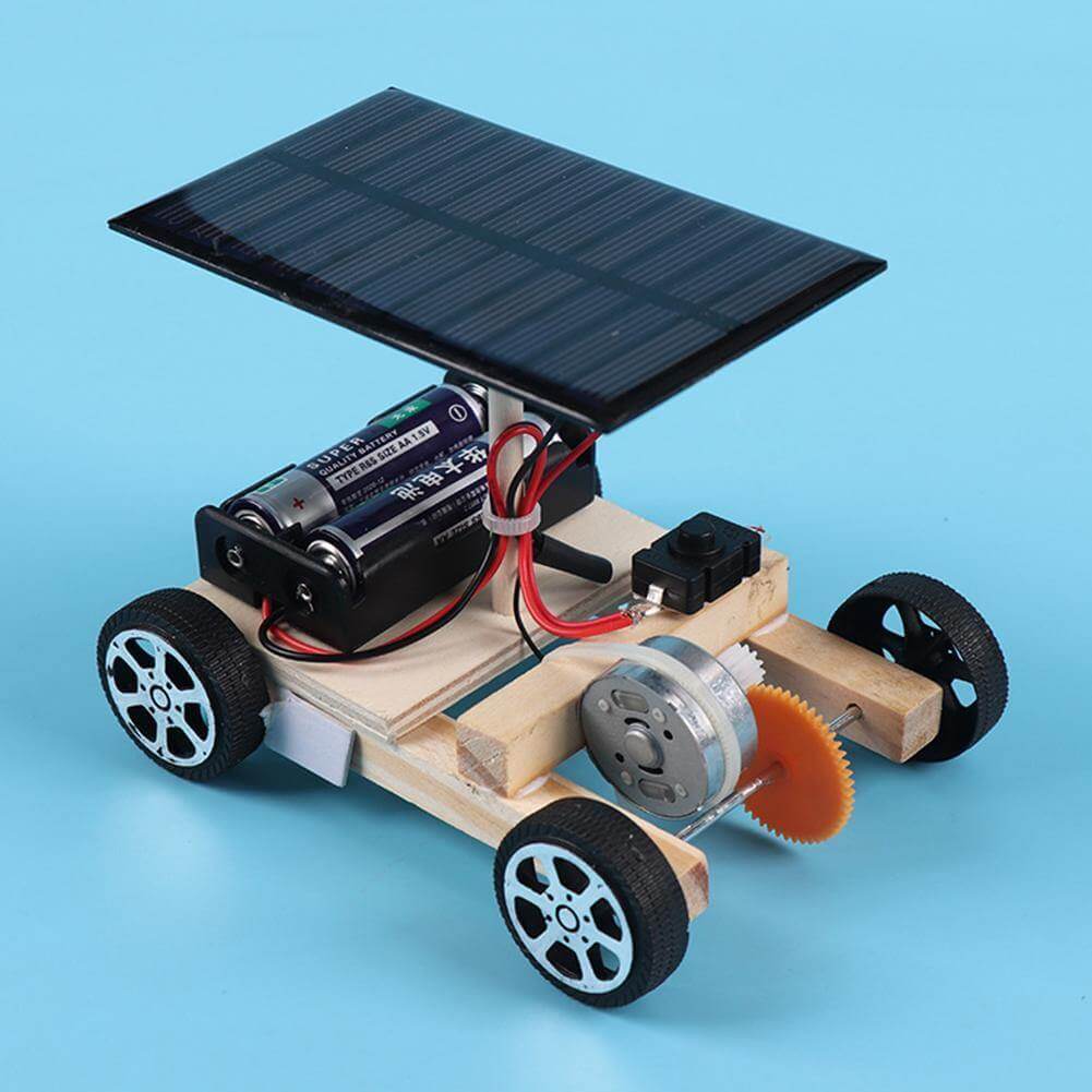 DIY Creative Children Solar Car Kit - MaviGadget