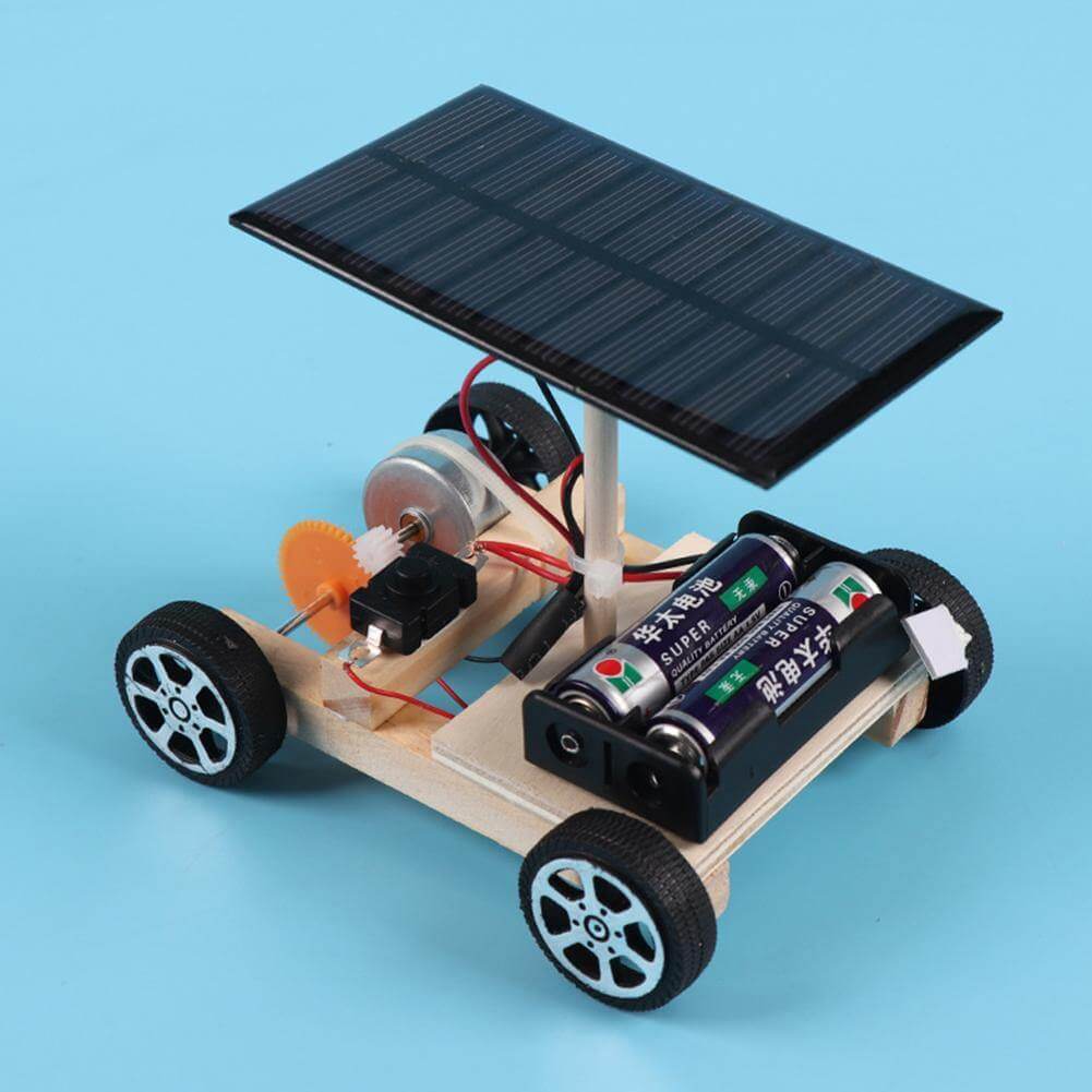 DIY Creative Children Solar Car Kit - MaviGadget