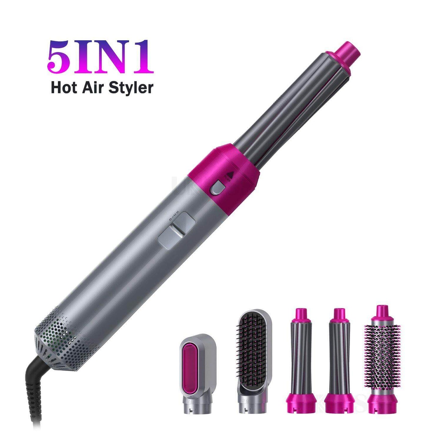 5in1 Negative Ion Hair Straightener Curler - MaviGadget