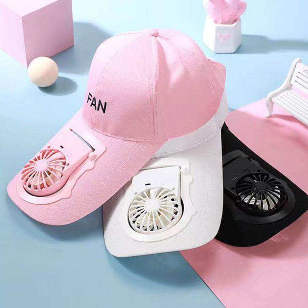 Summer USB Charging Cooler Fan Cap - MaviGadget