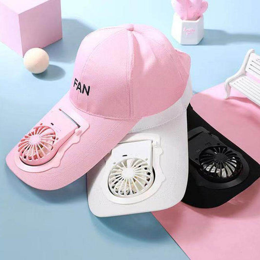 Summer USB Charging Cooler Fan Cap - MaviGadget