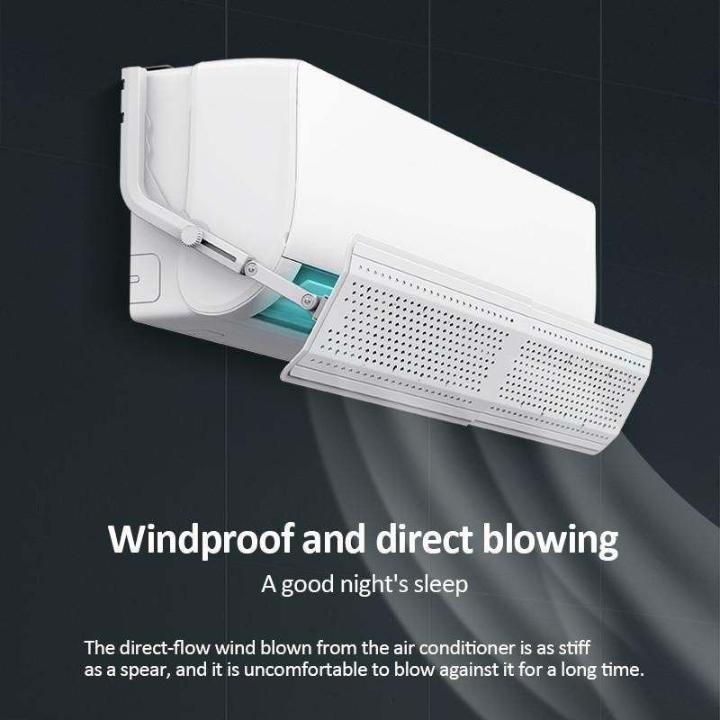 Adjustable Universal Wind Deflector AC Cover - MaviGadget