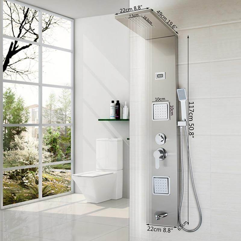 Elegant Digital Massage System Digital Led Panel Shower Sets - MaviGadget