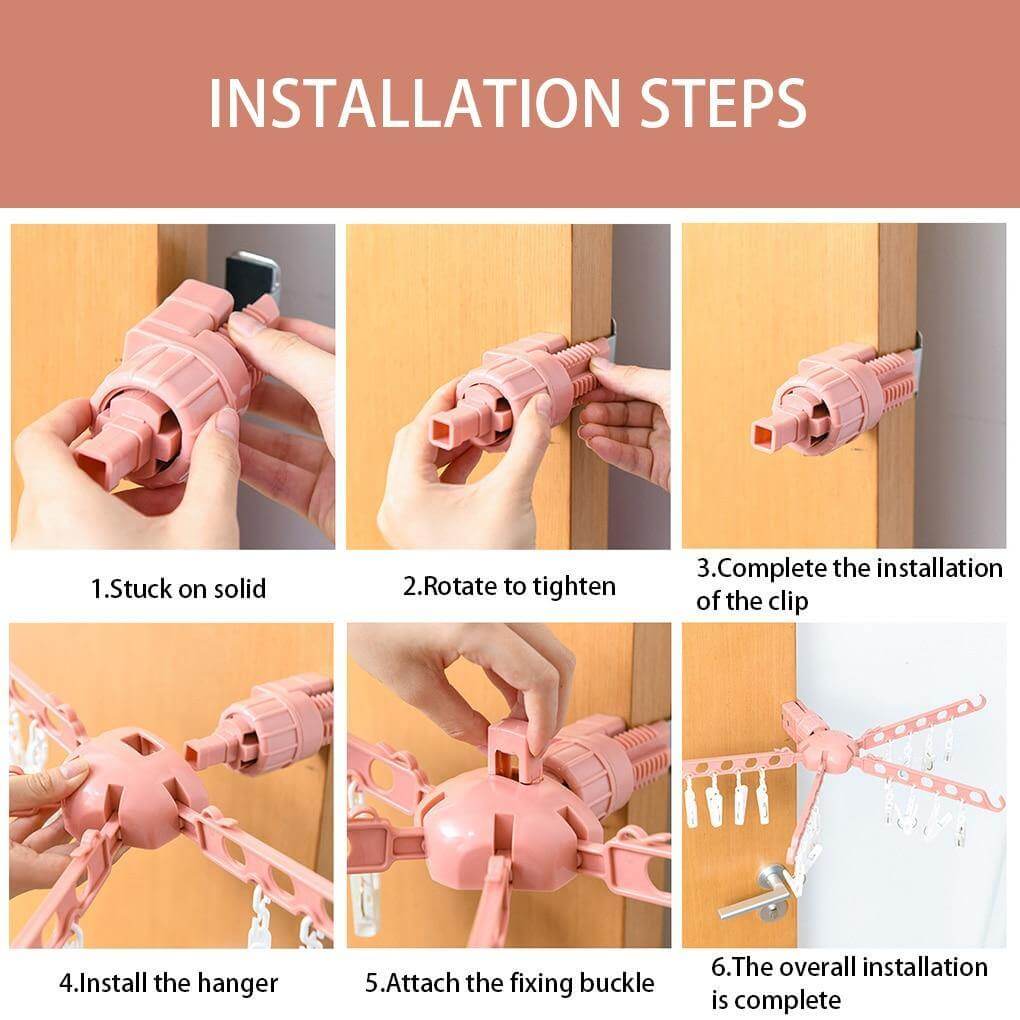 Indoor Window Foldable Clothes Drying Rack - MaviGadget