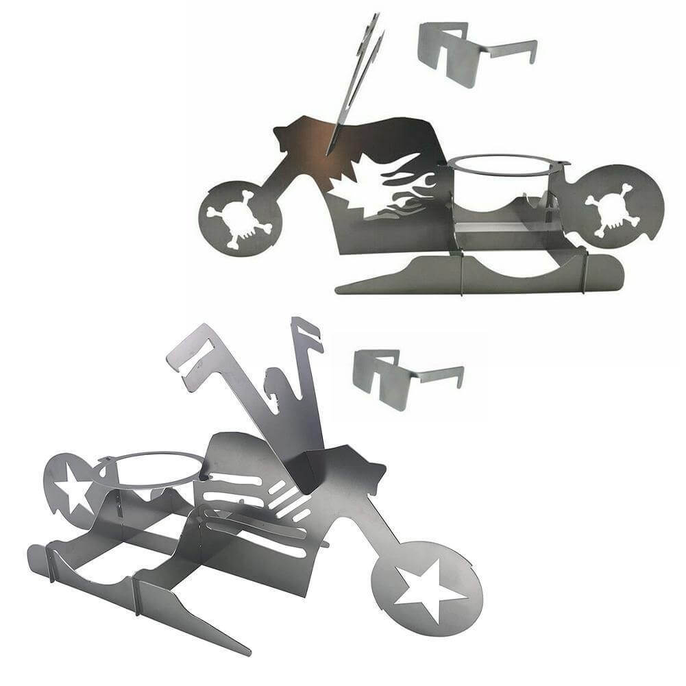 Motorcycle Chicken Grill Stand Rack - MaviGadget