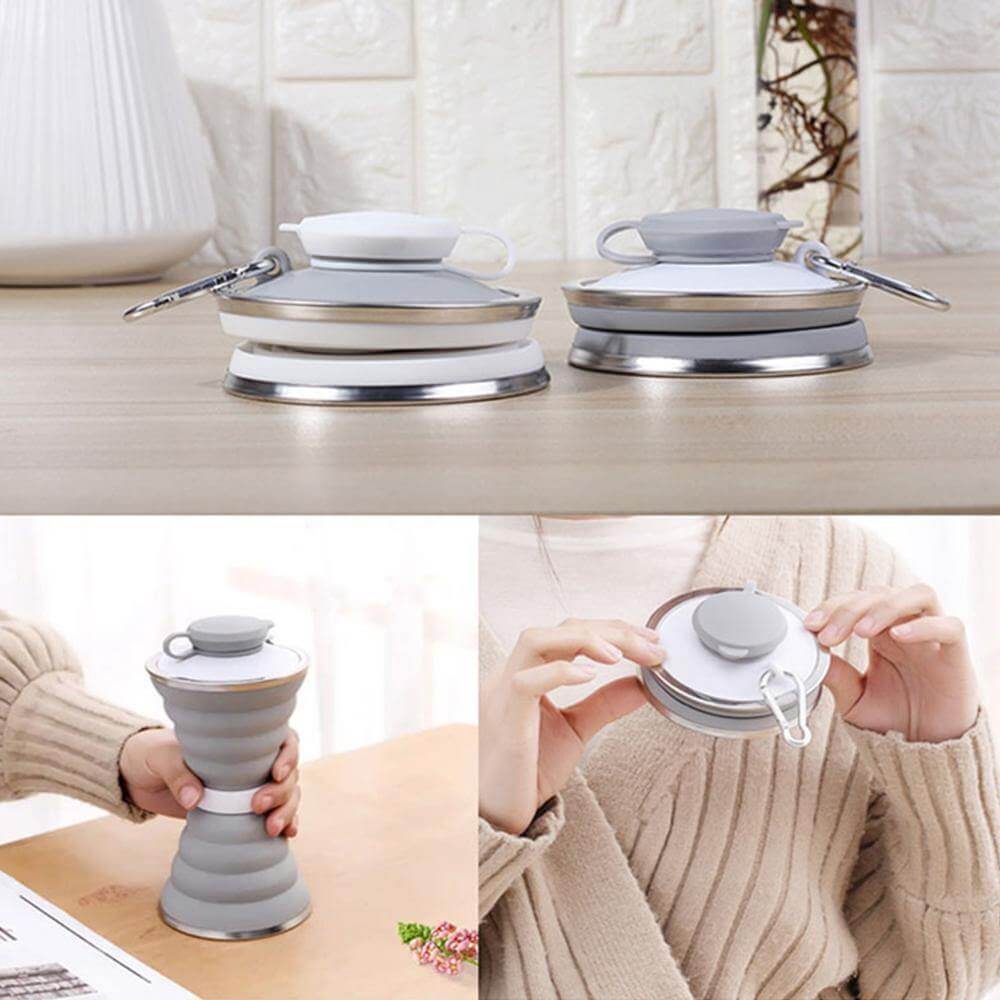 500mL Foldable Soft Silicone Bottle - MaviGadget