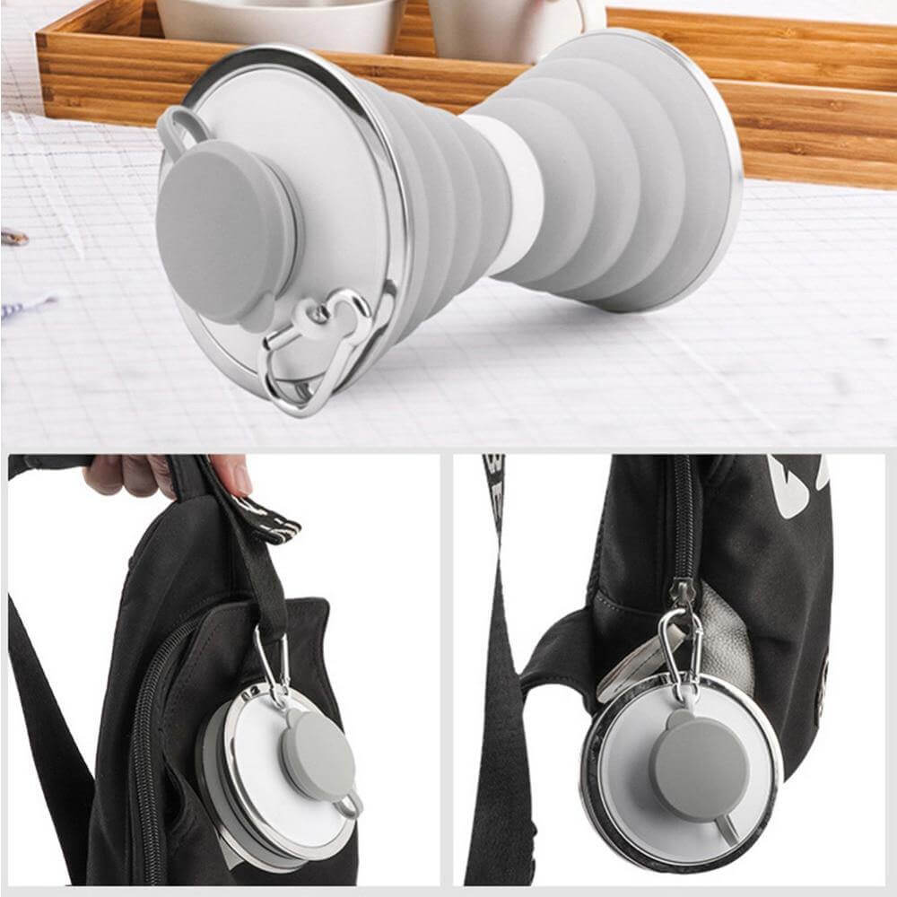 500mL Foldable Soft Silicone Bottle - MaviGadget