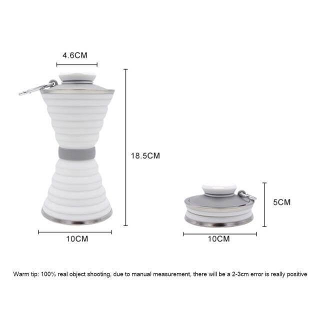 500mL Foldable Soft Silicone Bottle - MaviGadget