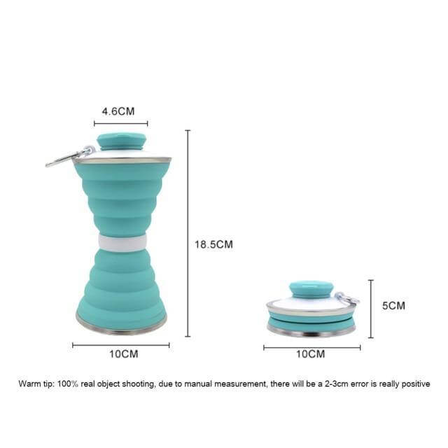 500mL Foldable Soft Silicone Bottle - MaviGadget