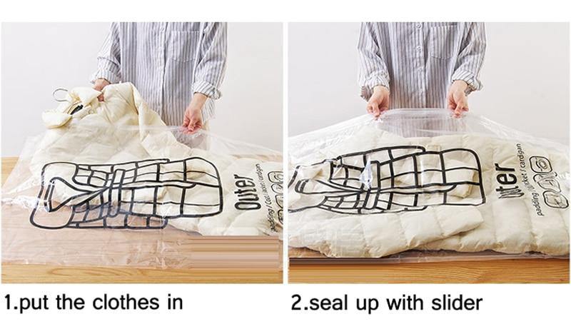 Closet Organizer Hanging Vacuum Bag - MaviGadget