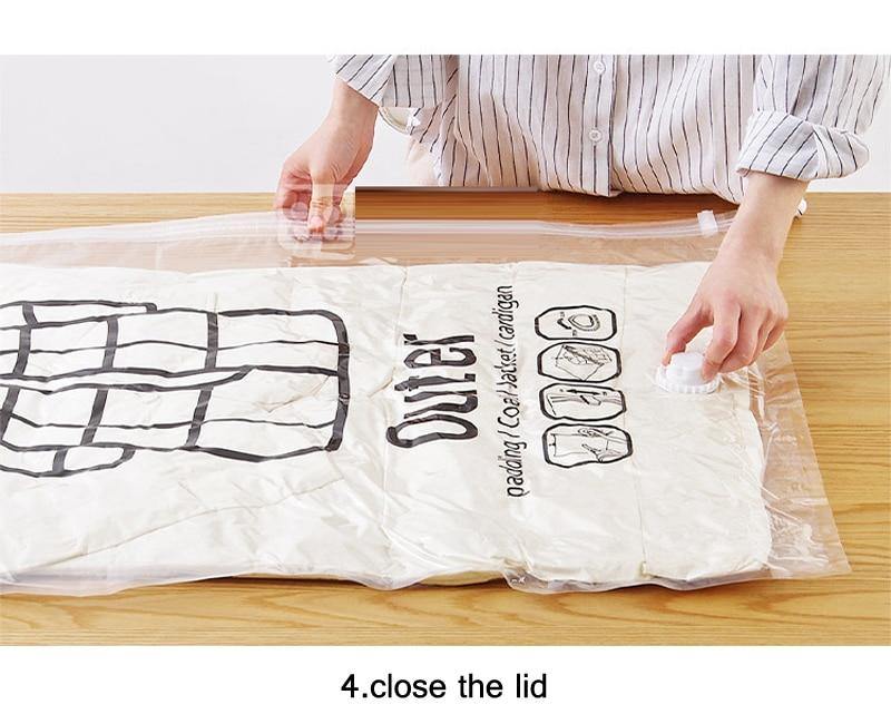 Closet Organizer Hanging Vacuum Bag - MaviGadget