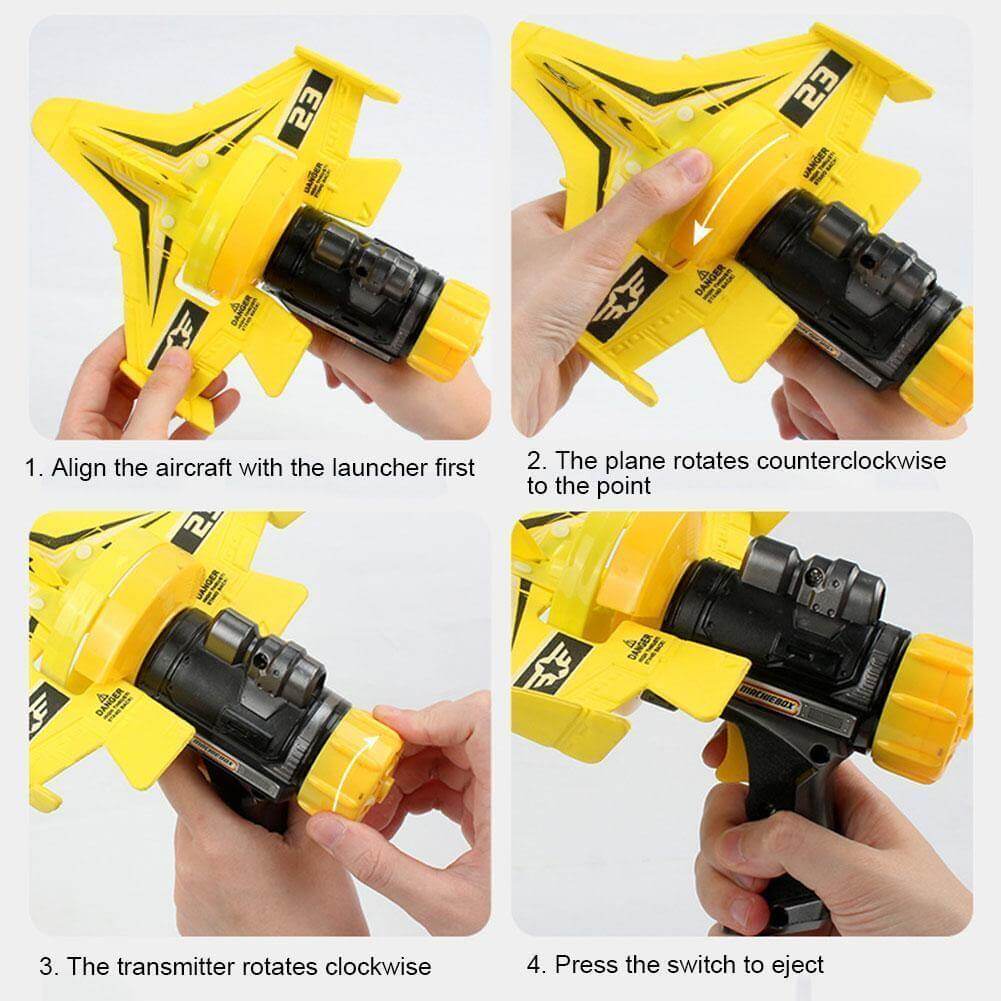 Outdoor Game Aircraft Swivel Catapult Launcher - MaviGadget
