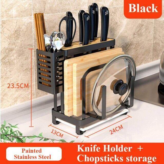 Stainless Steel Kitchen Utensils Organizer Drying Rack - MaviGadget