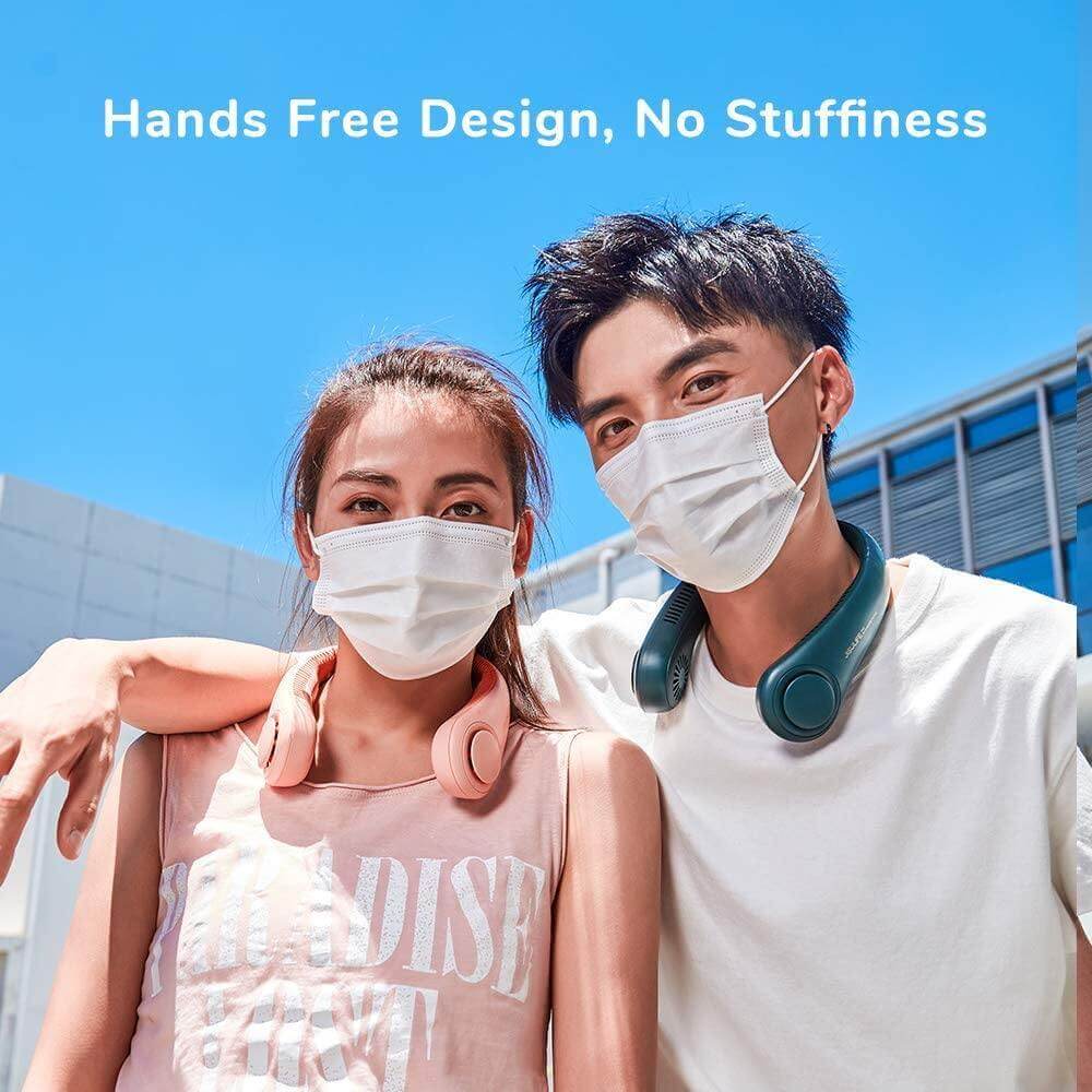Stylish Mini Bladeless Travel Neck Fan - MaviGadget