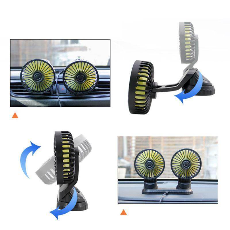 Universal Adjustable USB Dual Fan - MaviGadget