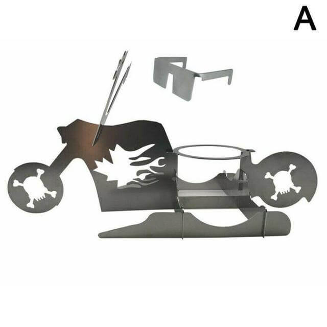 Motorcycle Chicken Grill Stand Rack - MaviGadget