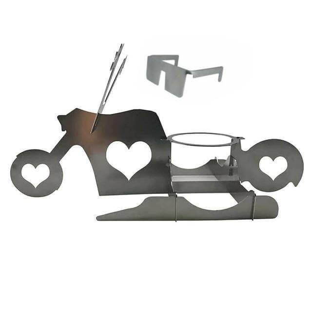 Motorcycle Chicken Grill Stand Rack - MaviGadget