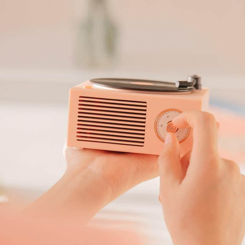 Pastel Vintage Bluetooth Stereo Speaker - MaviGadget