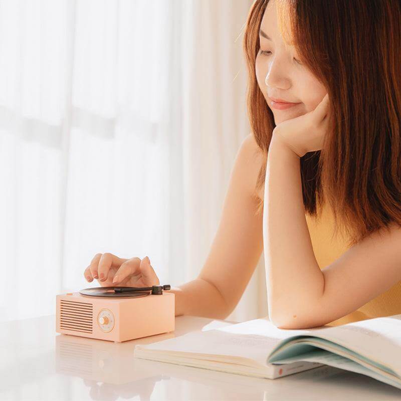 Pastel Vintage Bluetooth Stereo Speaker - MaviGadget