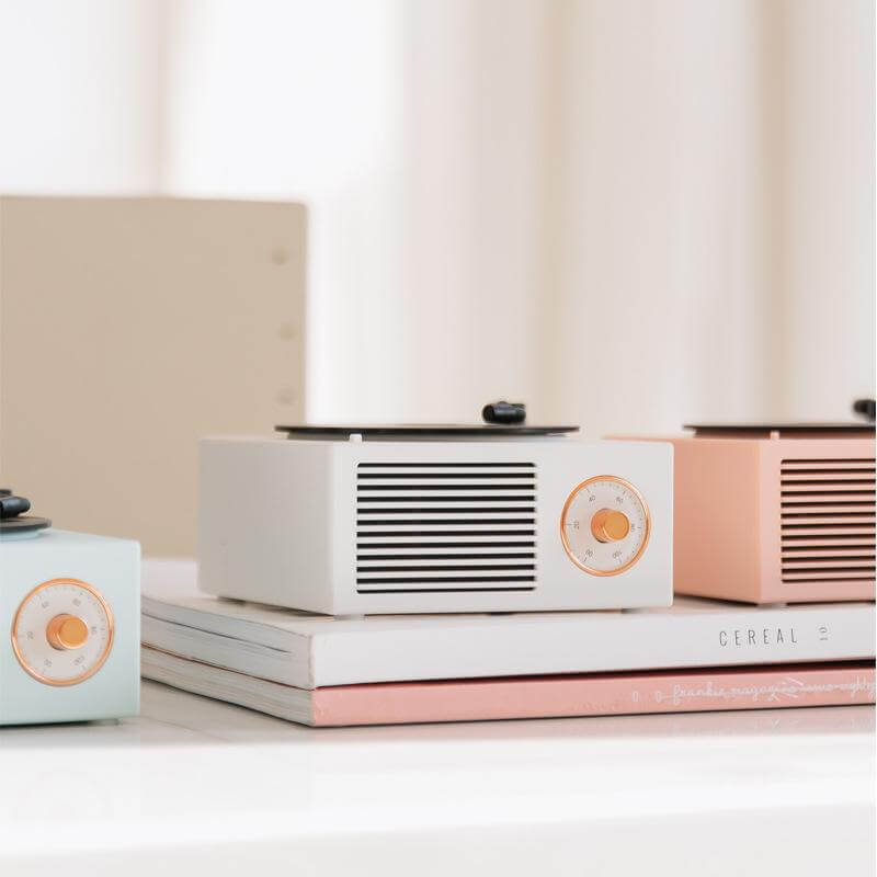 Pastel Vintage Bluetooth Stereo Speaker - MaviGadget