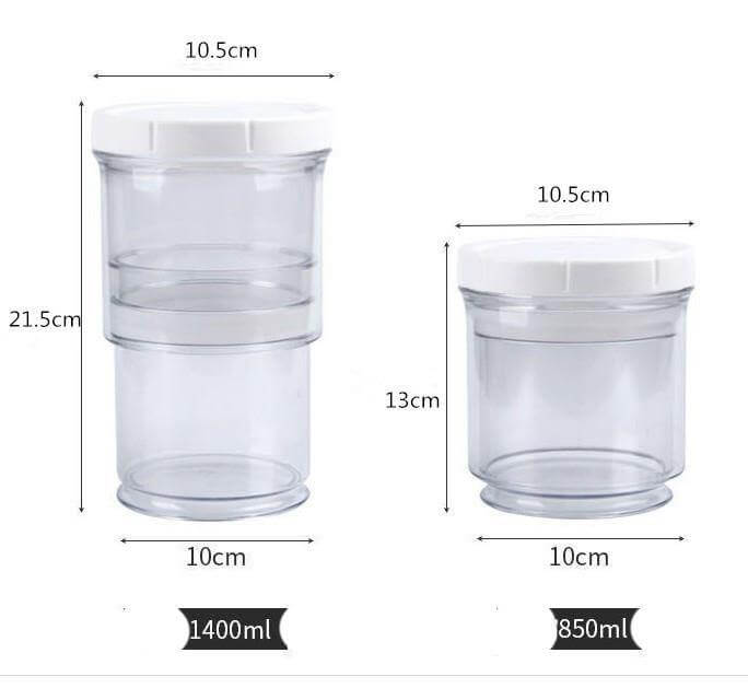 Compressible Pantry Organizer Food Jar - MaviGadget