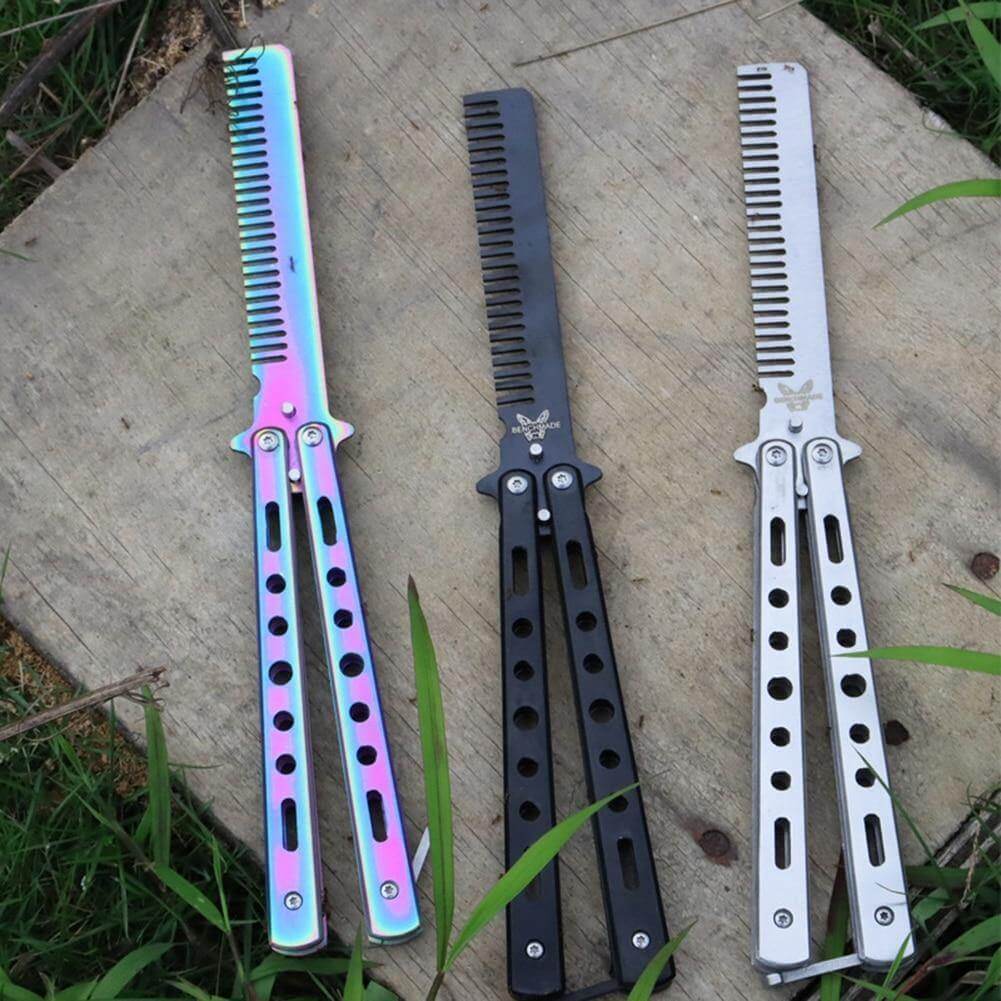 Stainless Steel Foldable Butterfly Brush - MaviGadget