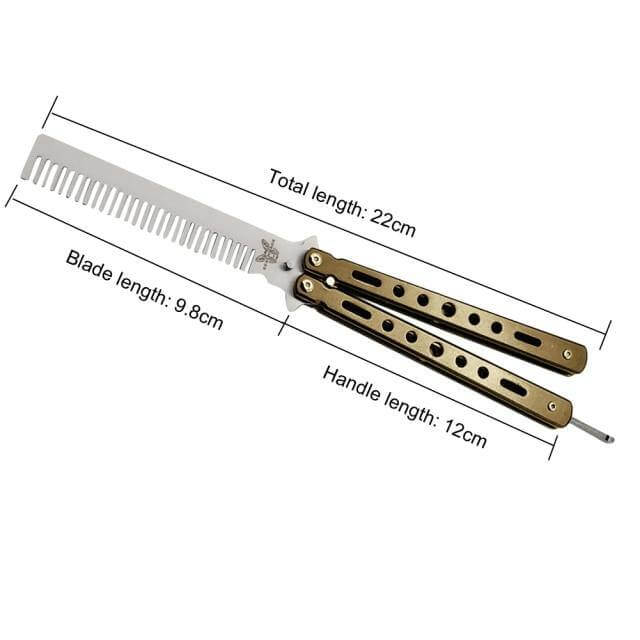 Stainless Steel Foldable Butterfly Brush - MaviGadget