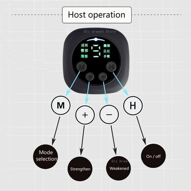 Intelligent Pulse USB Charging Foot Massager - MaviGadget