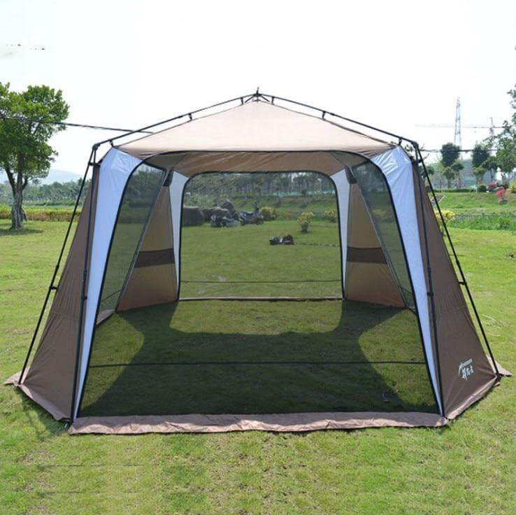 Anti-UV Oversize Silver Coating Camping Tent - MaviGadget