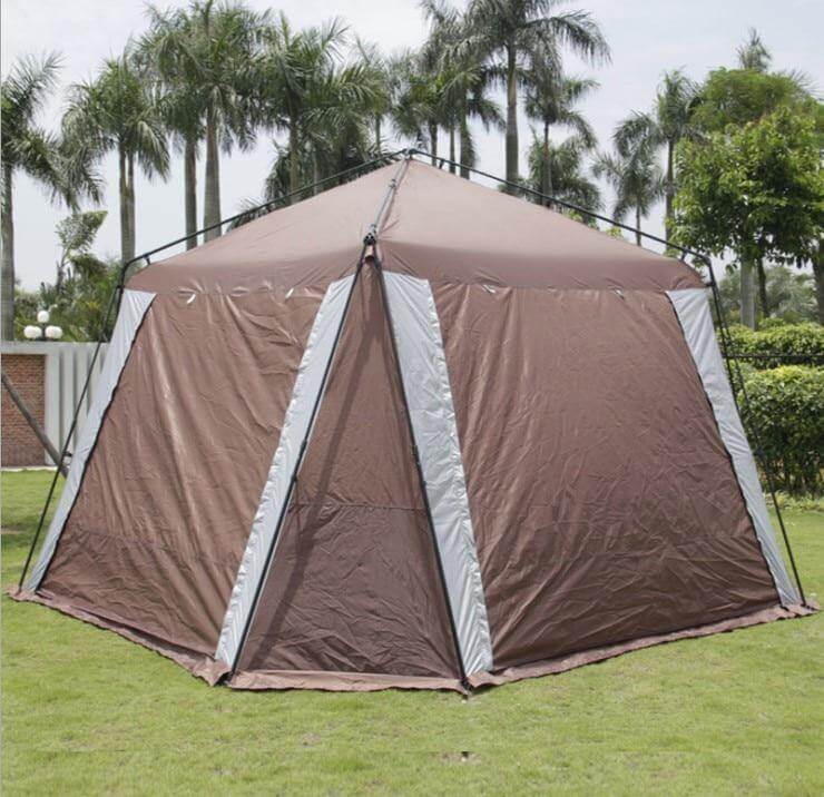 Anti-UV Oversize Silver Coating Camping Tent - MaviGadget