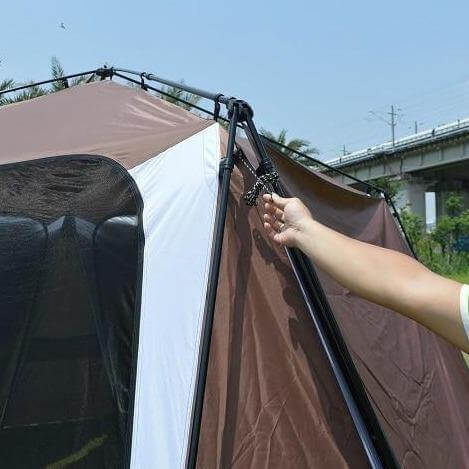 Anti-UV Oversize Silver Coating Camping Tent - MaviGadget