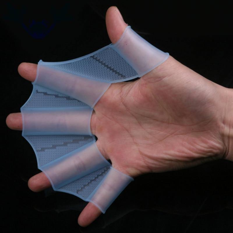 Silicone Webbed Swimming Gloves - MaviGadget