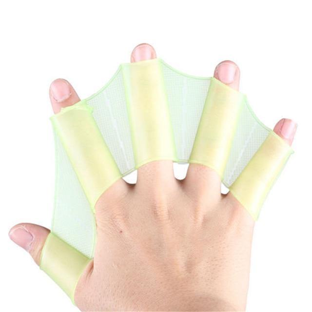 Silicone Webbed Swimming Gloves - MaviGadget