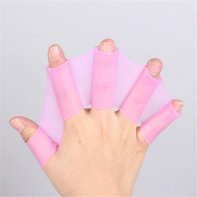Silicone Webbed Swimming Gloves - MaviGadget