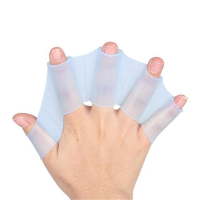 Silicone Webbed Swimming Gloves - MaviGadget