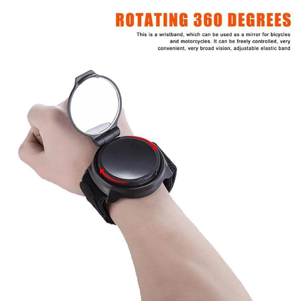 Cycling Wrist Band Back Mirror - MaviGadget
