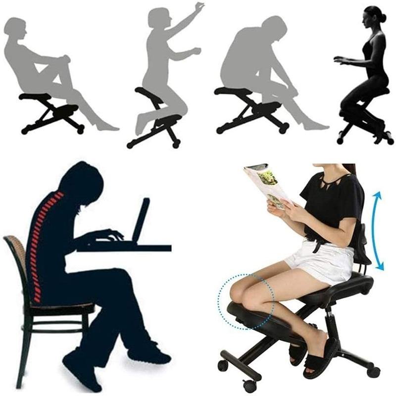 Ergonomic Height Adjustable Knee Support Chair - MaviGadget