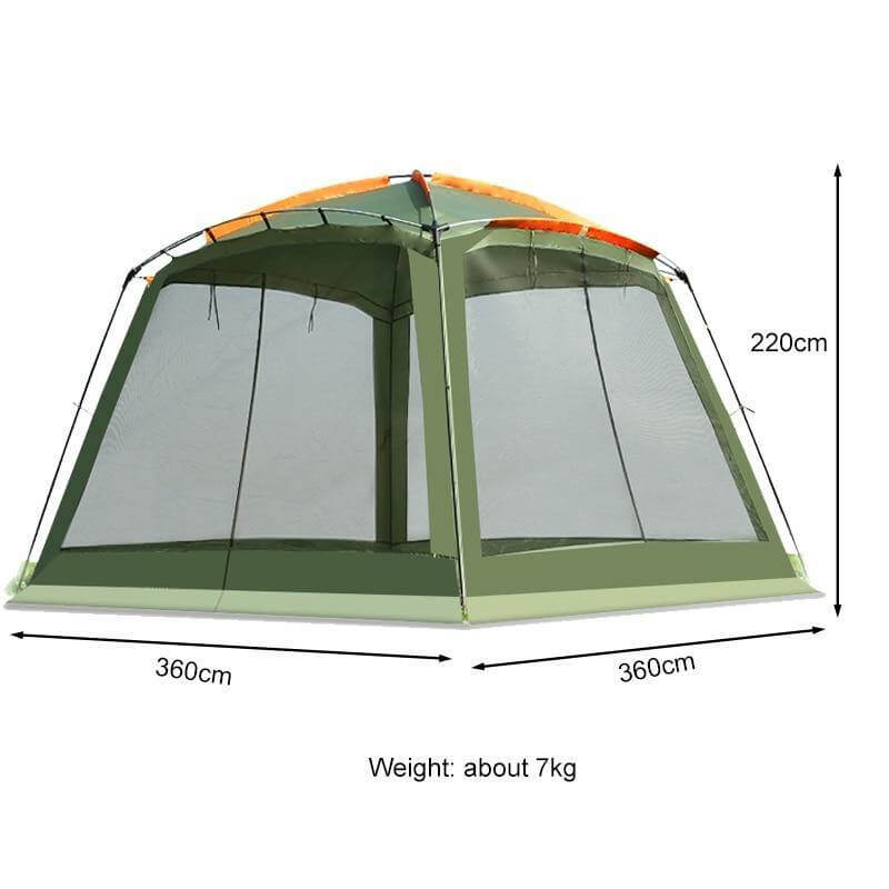 Rainproof Double Layer Sun-Shading Camping Tent - MaviGadget