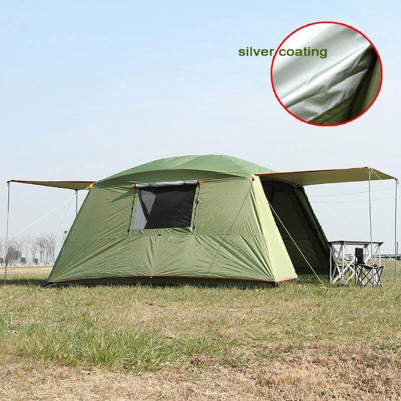 Rainproof Double Layer Sun-Shading Camping Tent - MaviGadget