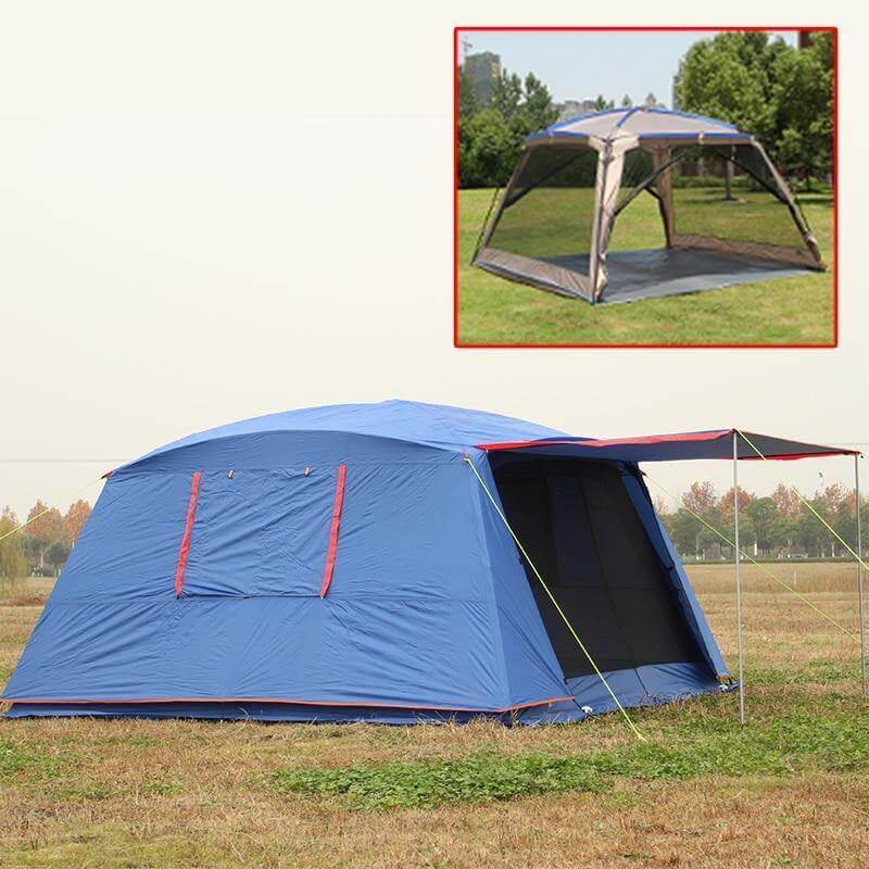 Rainproof Double Layer Sun-Shading Camping Tent - MaviGadget