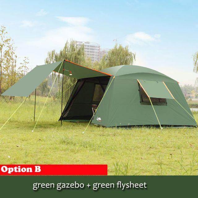 Rainproof Double Layer Sun-Shading Camping Tent - MaviGadget