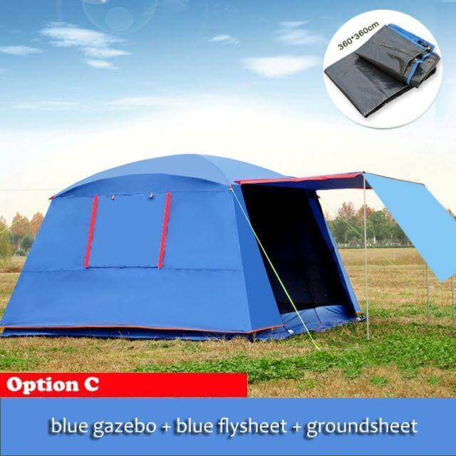 Rainproof Double Layer Sun-Shading Camping Tent - MaviGadget