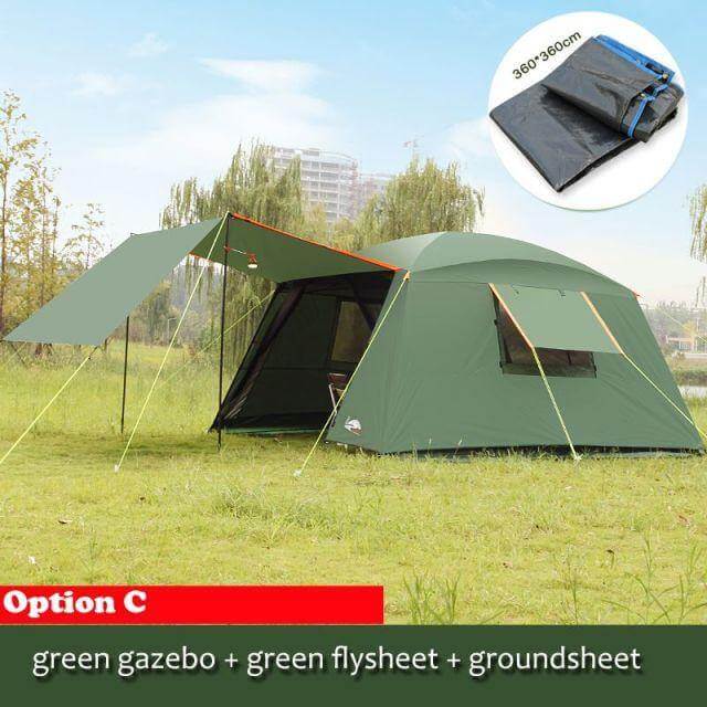 Rainproof Double Layer Sun-Shading Camping Tent - MaviGadget