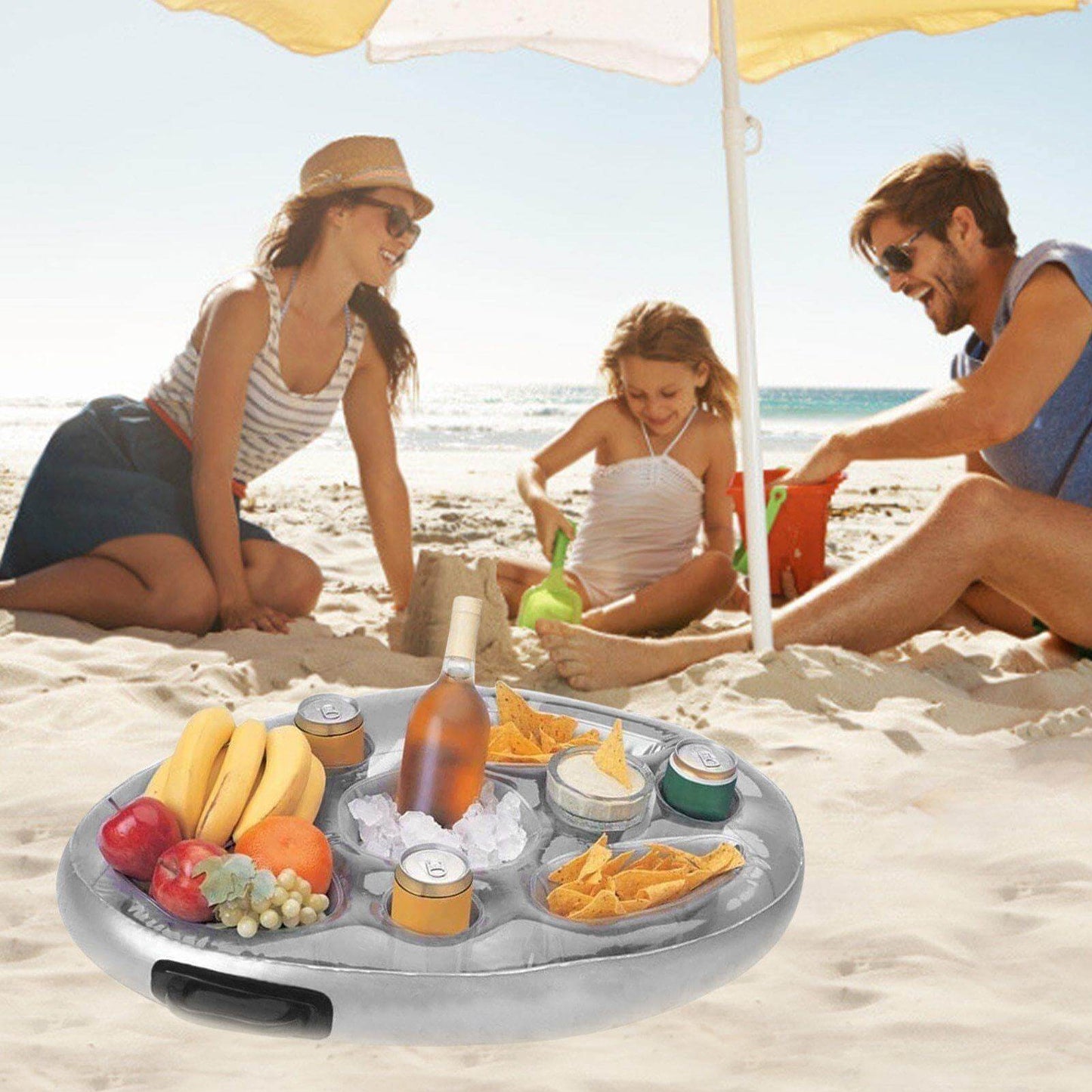 Inflatable Summer Pool Party Floating Tray - MaviGadget