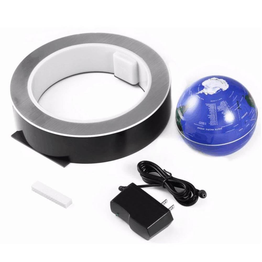 Novelty Floating Globe LED World Magnetic Levitation Lamp - MaviGadget