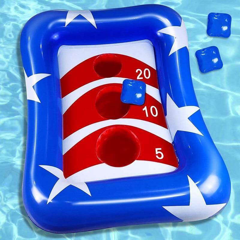 Summer Inflatable Ring Toss Pool Game - MaviGadget