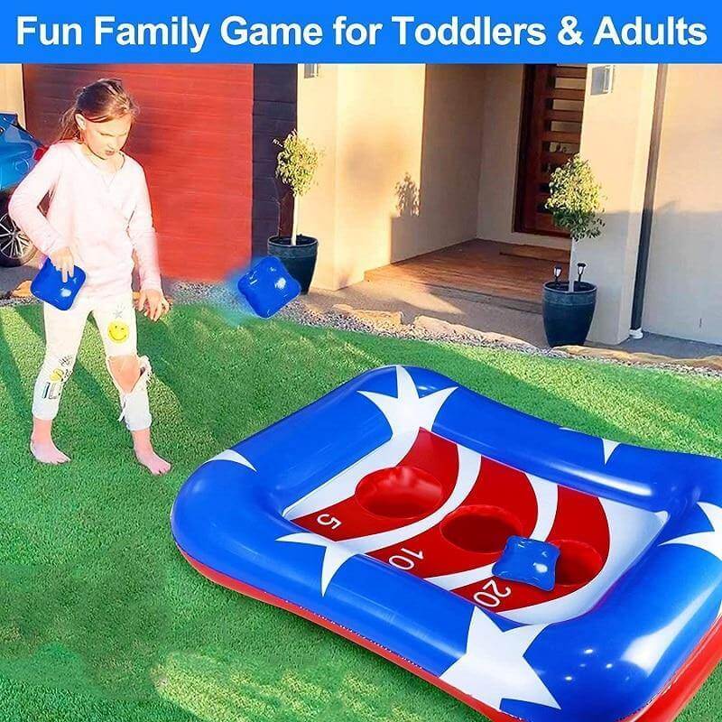 Summer Inflatable Ring Toss Pool Game - MaviGadget